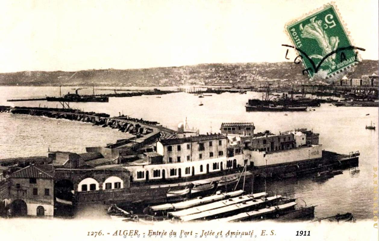 Alger - Port - Jetee et Amiraute - 1911.jpg